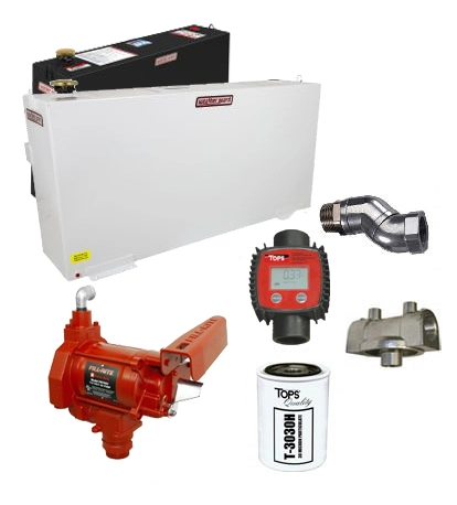 50 Gallon Steel Transfer Tank Combo Image