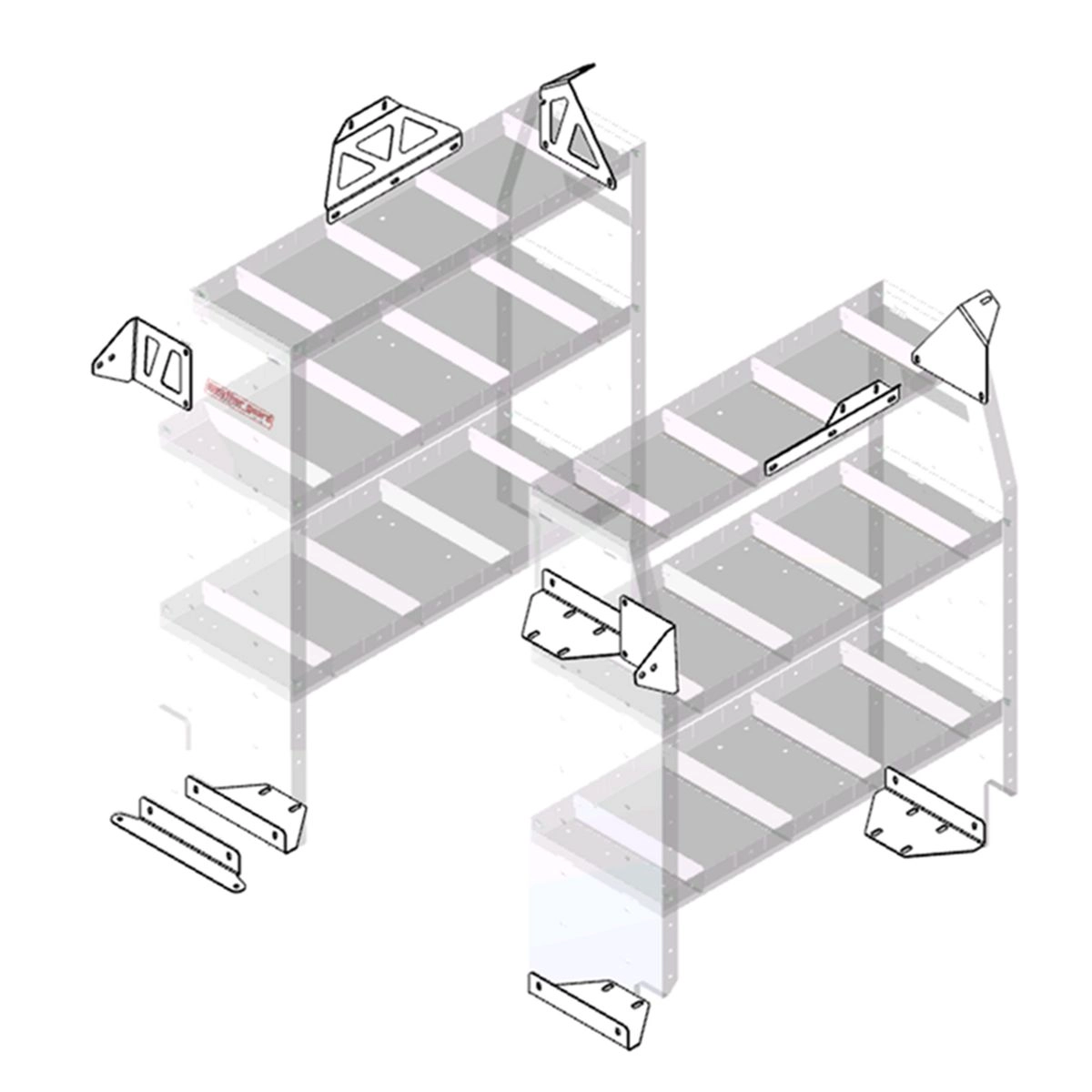 Rear Installation Kit - Ram ProMaster City Image