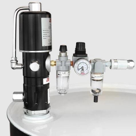 5:1 Pneumatic Stub Style Standard Flow Rate Piston Pump With FRL