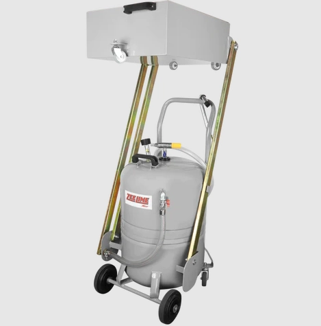 21 Gallon Pantograph OIl Drainer with 10 Gallon Basin Image