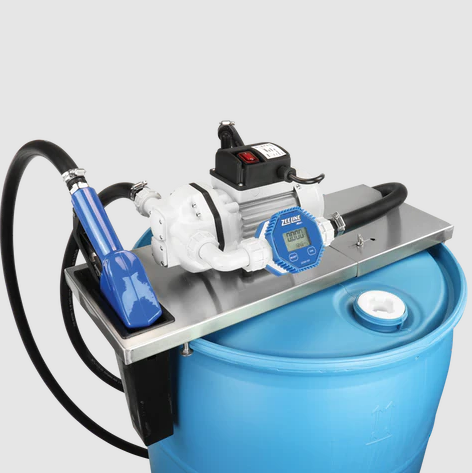 55-Gallon Frum Electric DEF Pump Kit with Stainless Nozzle and Meter Image