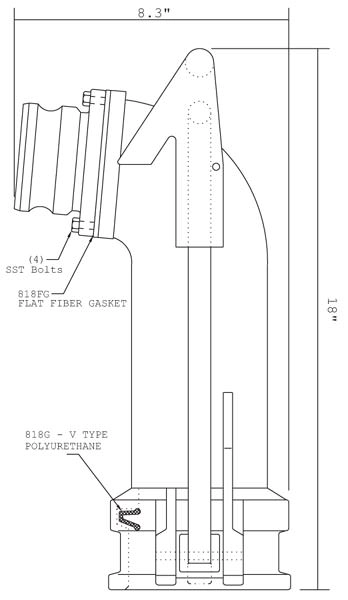 3 in. Dual Point Vapor Recovery Unloading Elbows