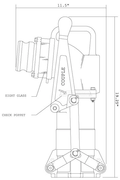 4 in. Top Seal Dual Point Unloading Elbows