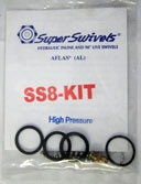 1/2 in. SUPER SWIVEL AFLAS PKG (FOR 10,000 PSI)