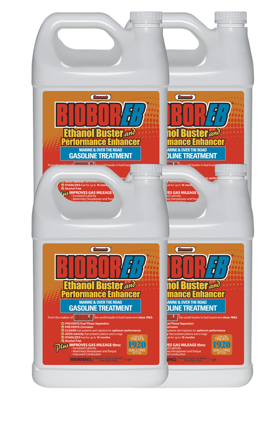 Biobor EB 1 gal. (4 Pack) - Ethanol Buster and Performance Enhancer Image