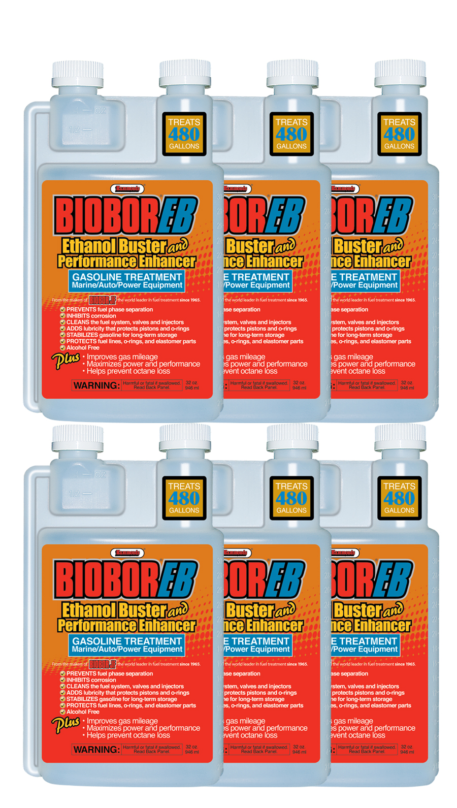 Biobor EB 32 oz. (6 Pack) Ethanol Buster and Performance Enhancer Image