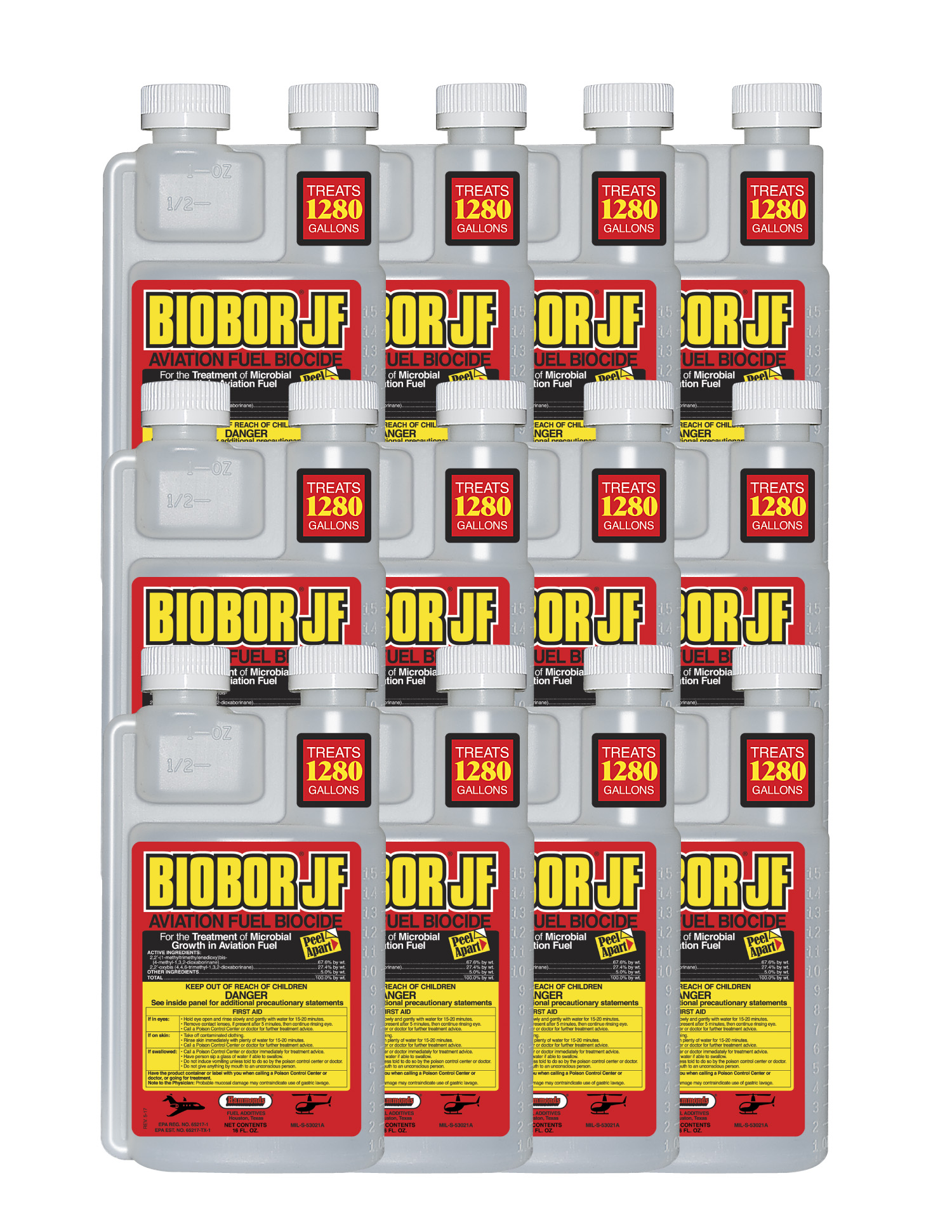LubriBor 16 oz. (12 Pack) Corrosion Inhibitor and Lubricity Improver for Aviation Image