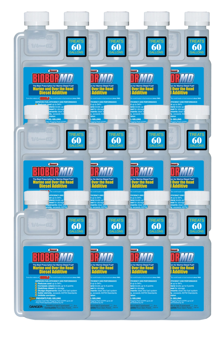 Biobor MD 8 oz. (12 Pack) Diesel Performance and Efficiency Enhancer