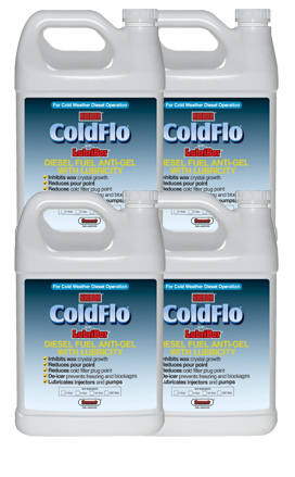ColdFlo 1 gal. (4 Pack) - Diesel Fuel Anti-Gel with Lubricity
