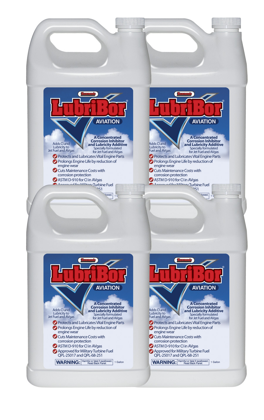 LubriBor 1 gal. (4 Pack) - Corrosion Inhibitor and Lubricity Improver for Aviation Image