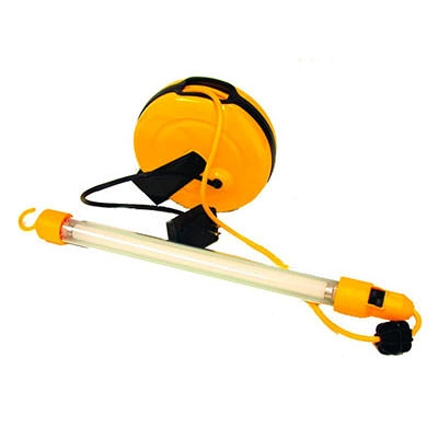 Spring Rewind Fluorescent Light Cord Reel