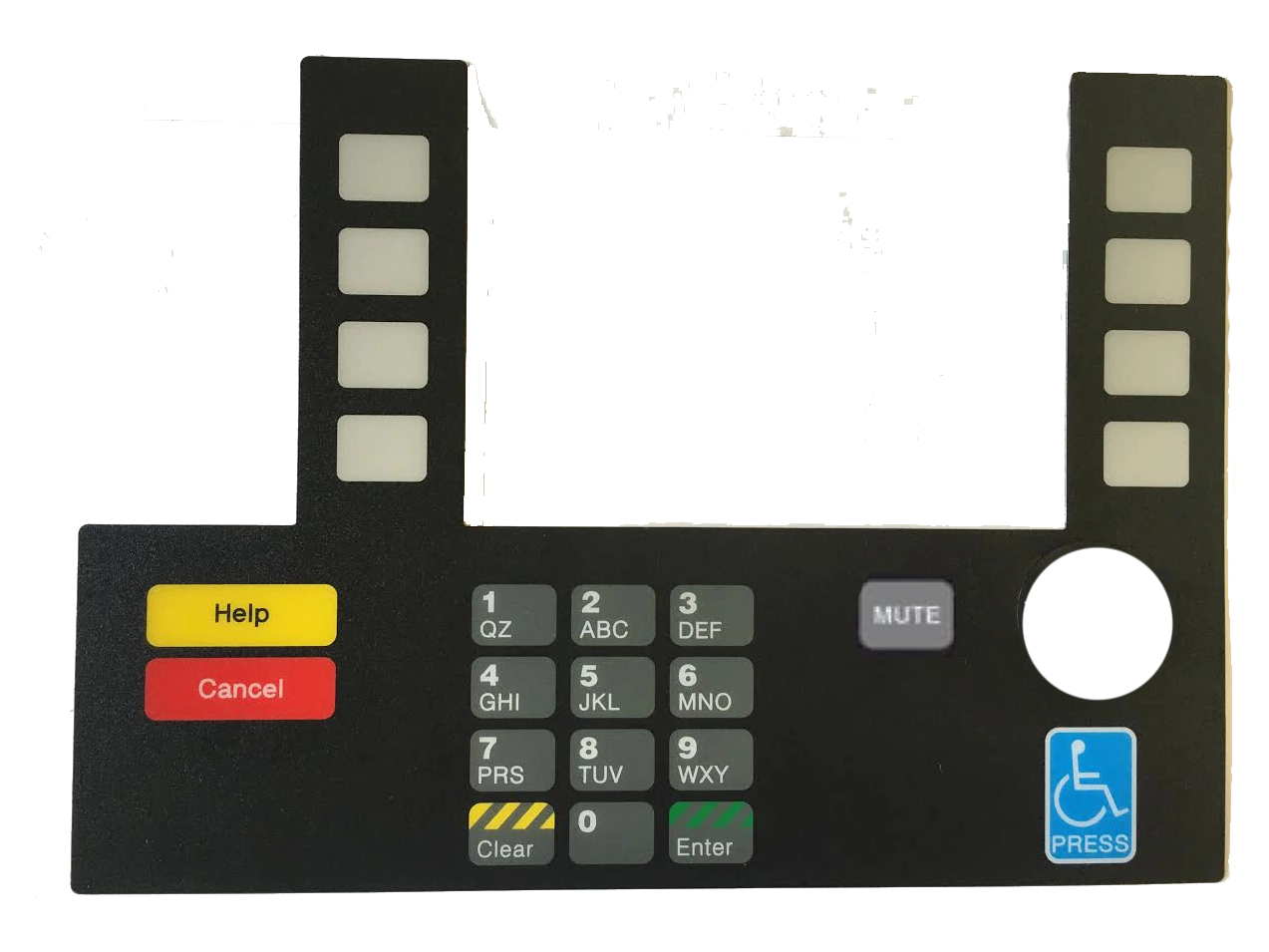 Fits Gilbarco Advantage, Info Screen Overlay (works with T19525-03 and K94396-02)