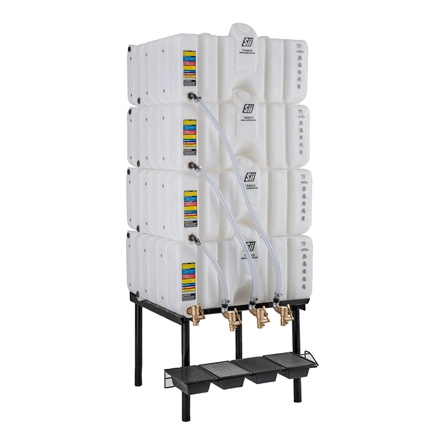 Cubetainer Gravity Feed Tank System