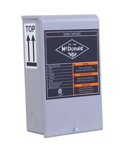SC0413 1.5HP230VS 4 in. Standard Control Box Image