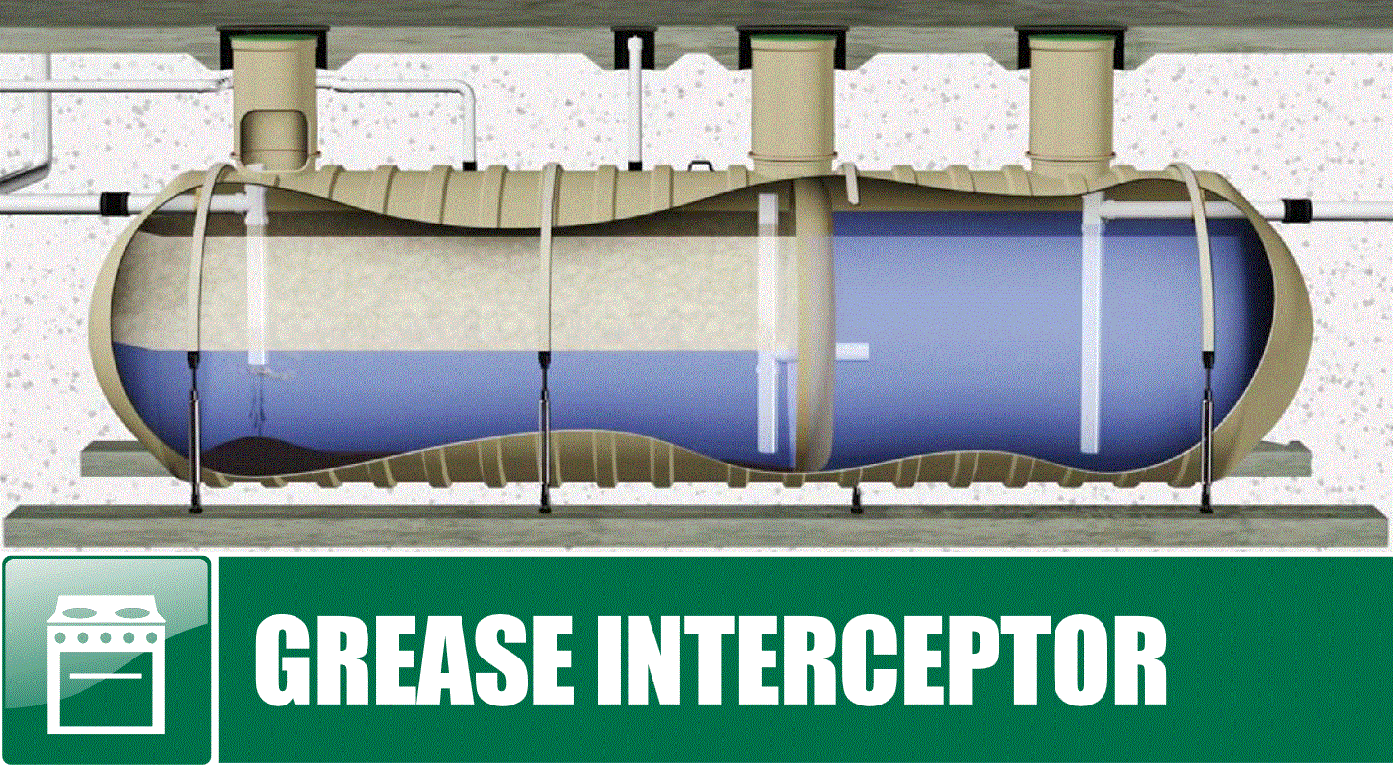 Grease Interceptor Fiberglass Underground Water Tanks 600 to 40,000 Gallon Capacity Image