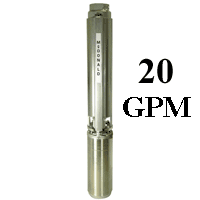 20 GPM 4" Submersible Pumps (P Series) Image