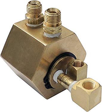 Brass Replacement Swivel, 1/4 in. NPT, Dual, Viton Image