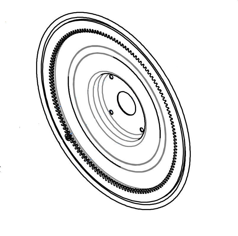 Disc, 17-1/2 in., 1125-6 w/Gear Image