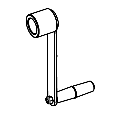 Hand Crank, 1 in., 1125-1175 Image