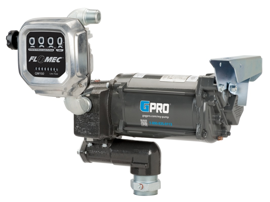 Model:  PRO35-115PO/QM240G8N, 115V Fuel Transfer Pump with QM Meter Image