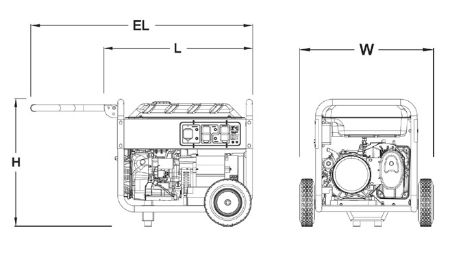 Generac - GP7500E - 7500 Watt Portable Generator