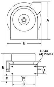 Reelcraft - L4000 & L5000 - 15 or 20 Amp Cable Reels