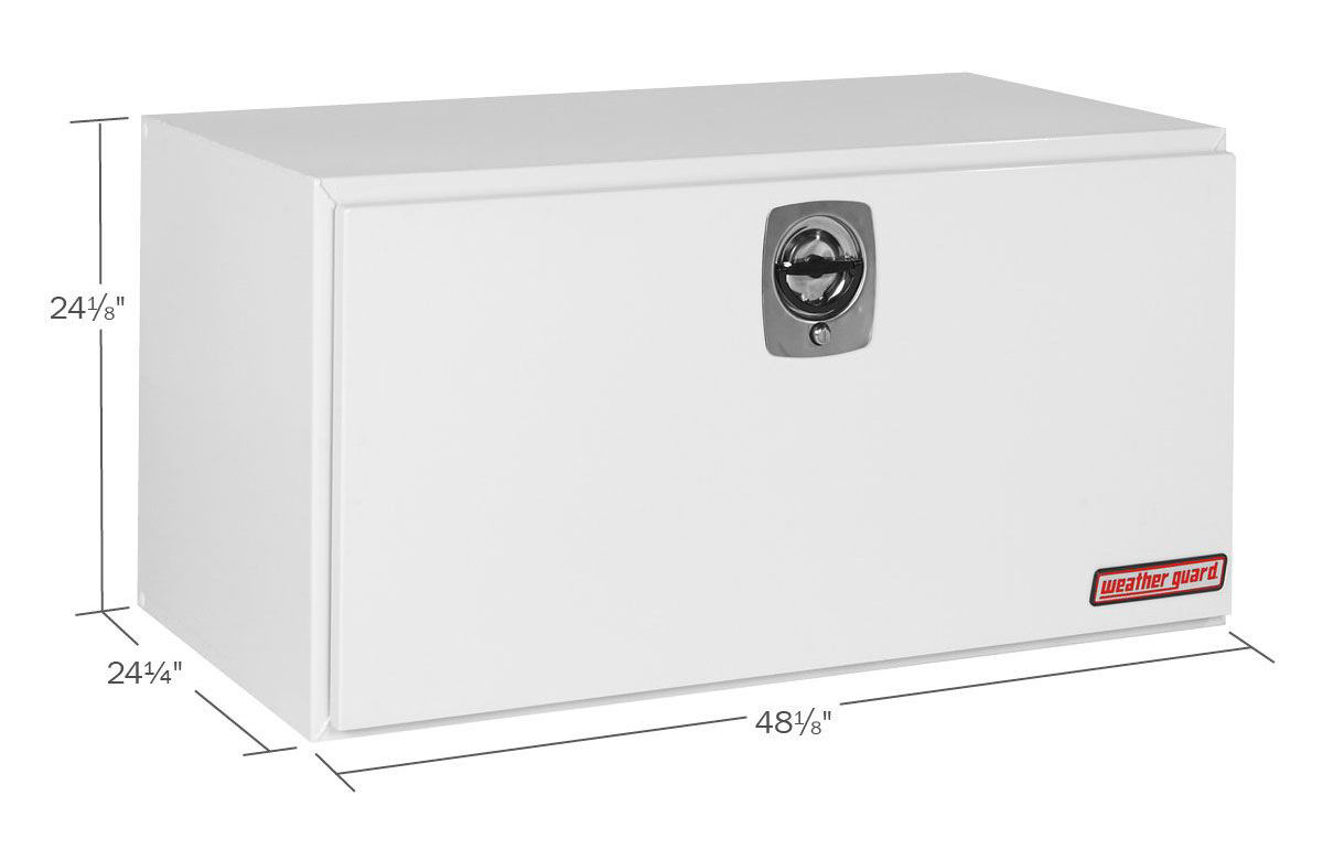 Weather guard 550 5 02 steel jumbo underbed 48 13l x 24 25w x 24