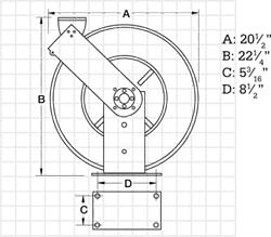 Spring Rewind Oil Hose Reels