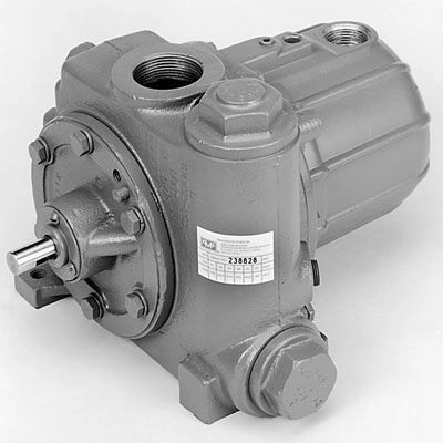 Vane Pump, High Flow, Bottom Strainer, 5/8 in. Shaft, Fits Gilbarco Image