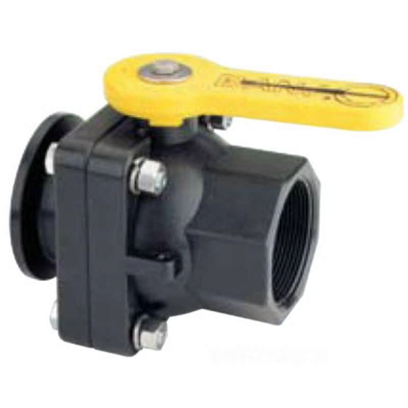 2 in. Flange x 2 in. Female NPT Full Port Manifold  in.Stubby in. Valve Image