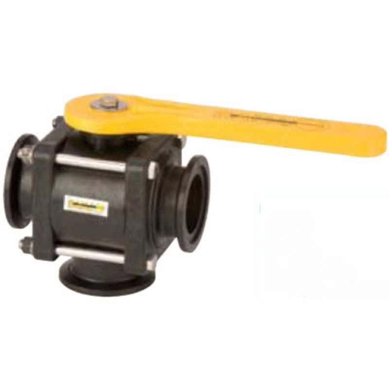 2 in. 3-Way Bottom Load Full Port Manifold Flanged Valve Image