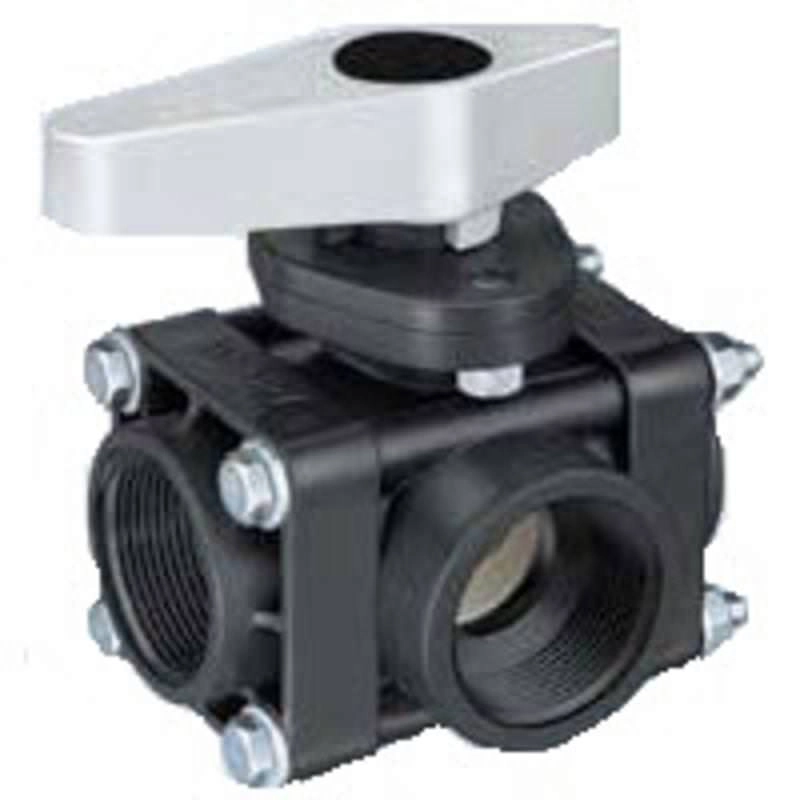 1/2 in. 3-Way Manual Ball Valve Image