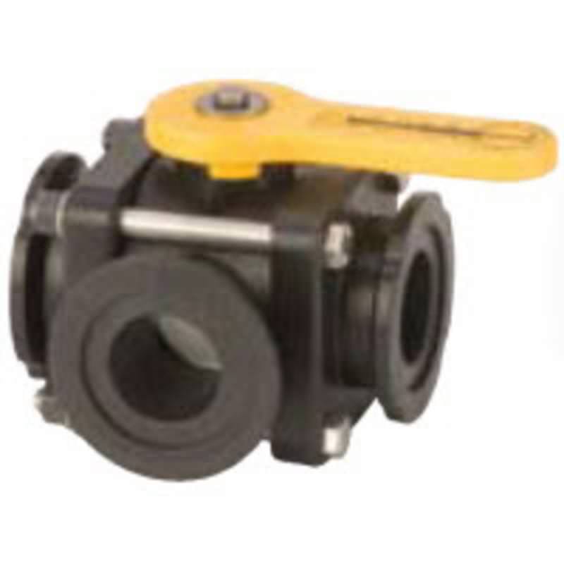 2 in. 3-Way Side Load Manifold Flanged Valve
