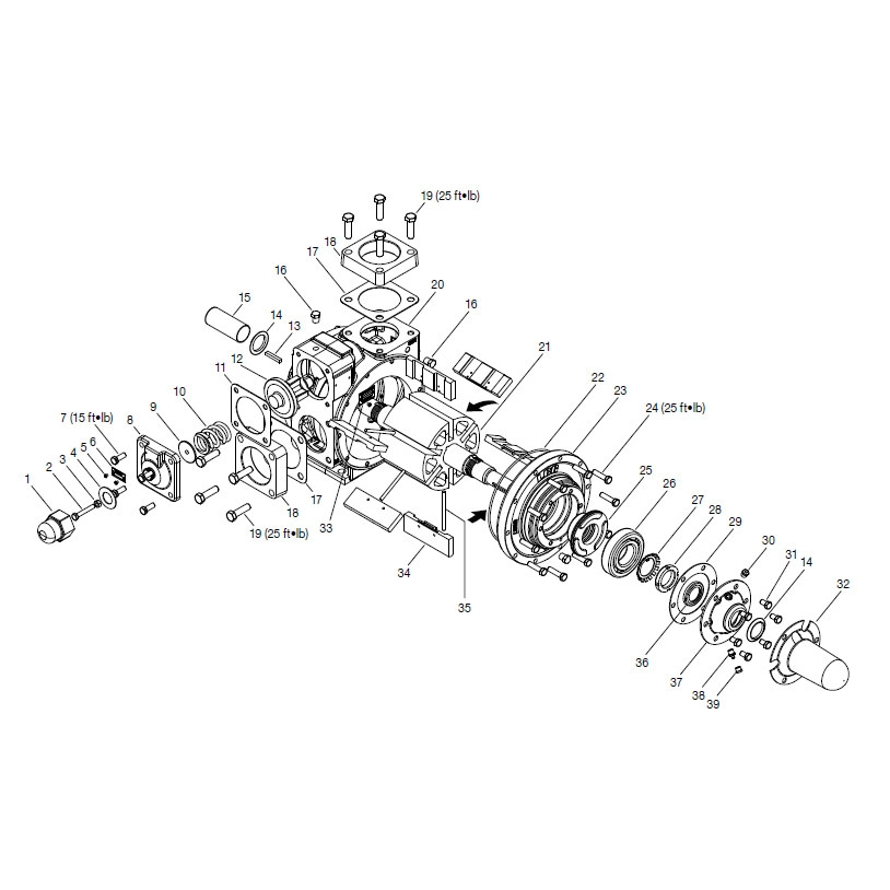 Repair Kit for Corken PT30 Coro-Vane&reg; Pump Image