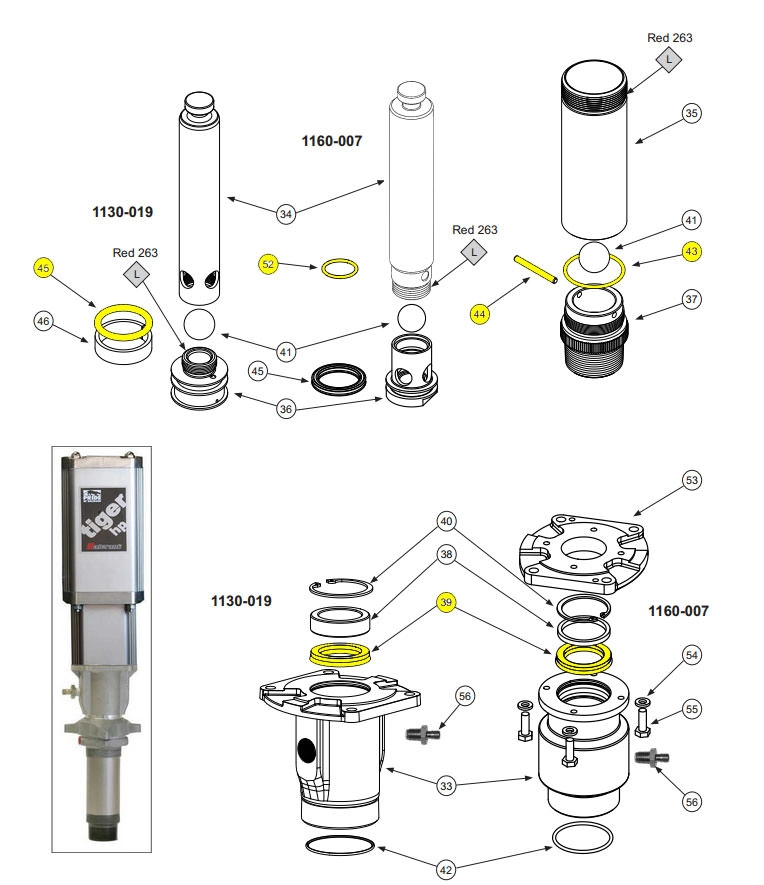 Fluid Seal Kit (Stainless Steel) For 1160-007. Oil Pumps