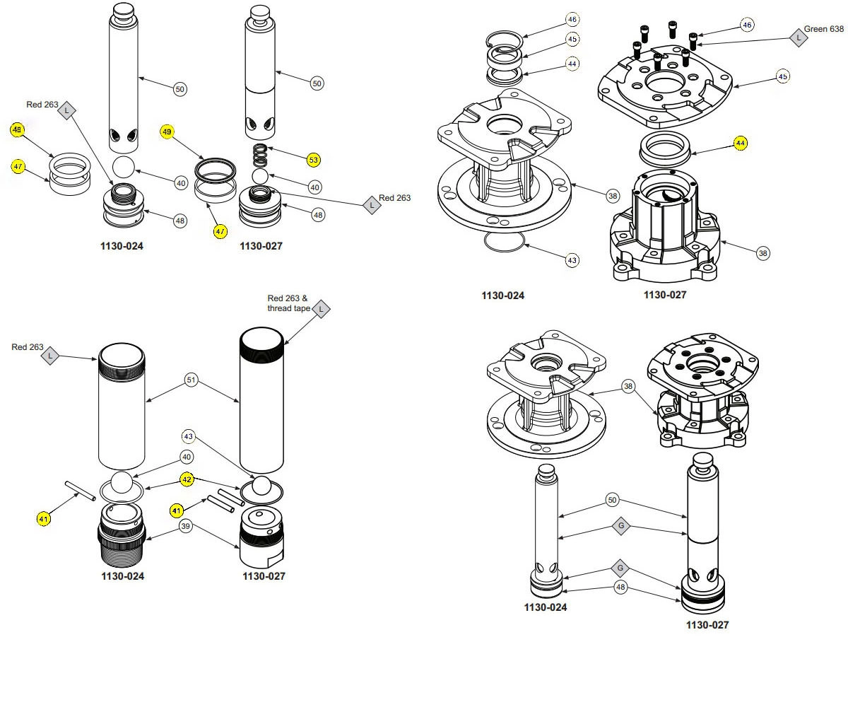 Fluid Seal Kit For 1130-027 Oil Pumps