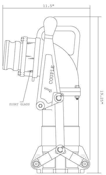 4 in. Top Seal Dual Point Unloading Elbows