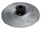 11T35 BRAKE DISC and SPROCKET Used in conjunction with air caliper disc brake on reels with #35 chain drive