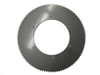 104T40 DISC SPROCKET, 16.85 in. DIA (CHROME SILVER) #40 Chain Disc Sprocket