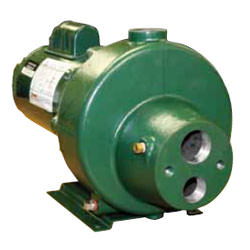 1-1/4 in. Inlet 1 in. Outlet, Horz. 2 Stage Pump, 50 Max GPM, 1 HP, 1 Phase, Dual Voltage (115V), 60 Max PSI, Bronze Impeller