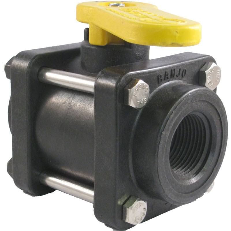 1-1/4 in. Standard Port Poly Ball Valve