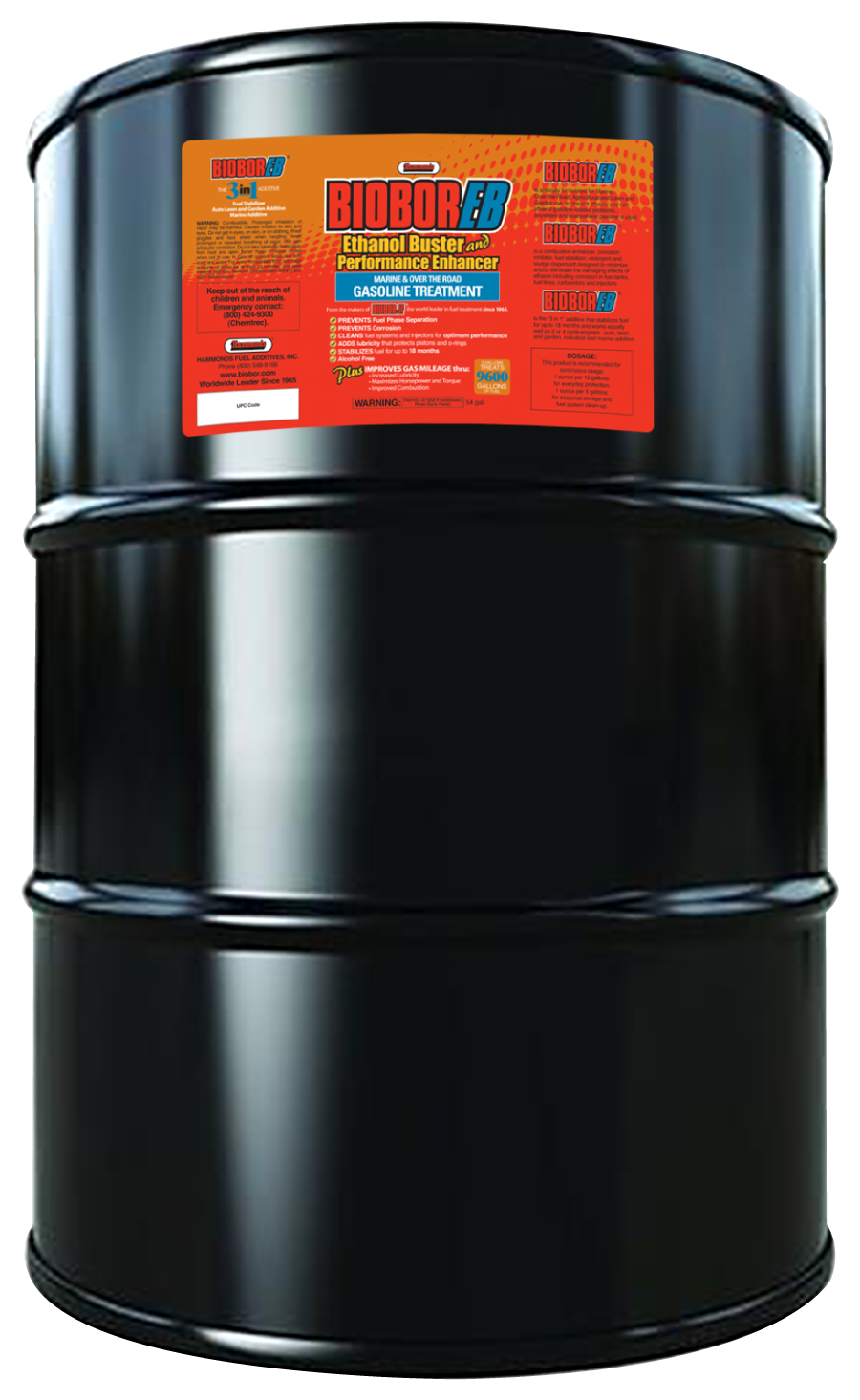 55 Gallons, Treats 108,000 Gallons