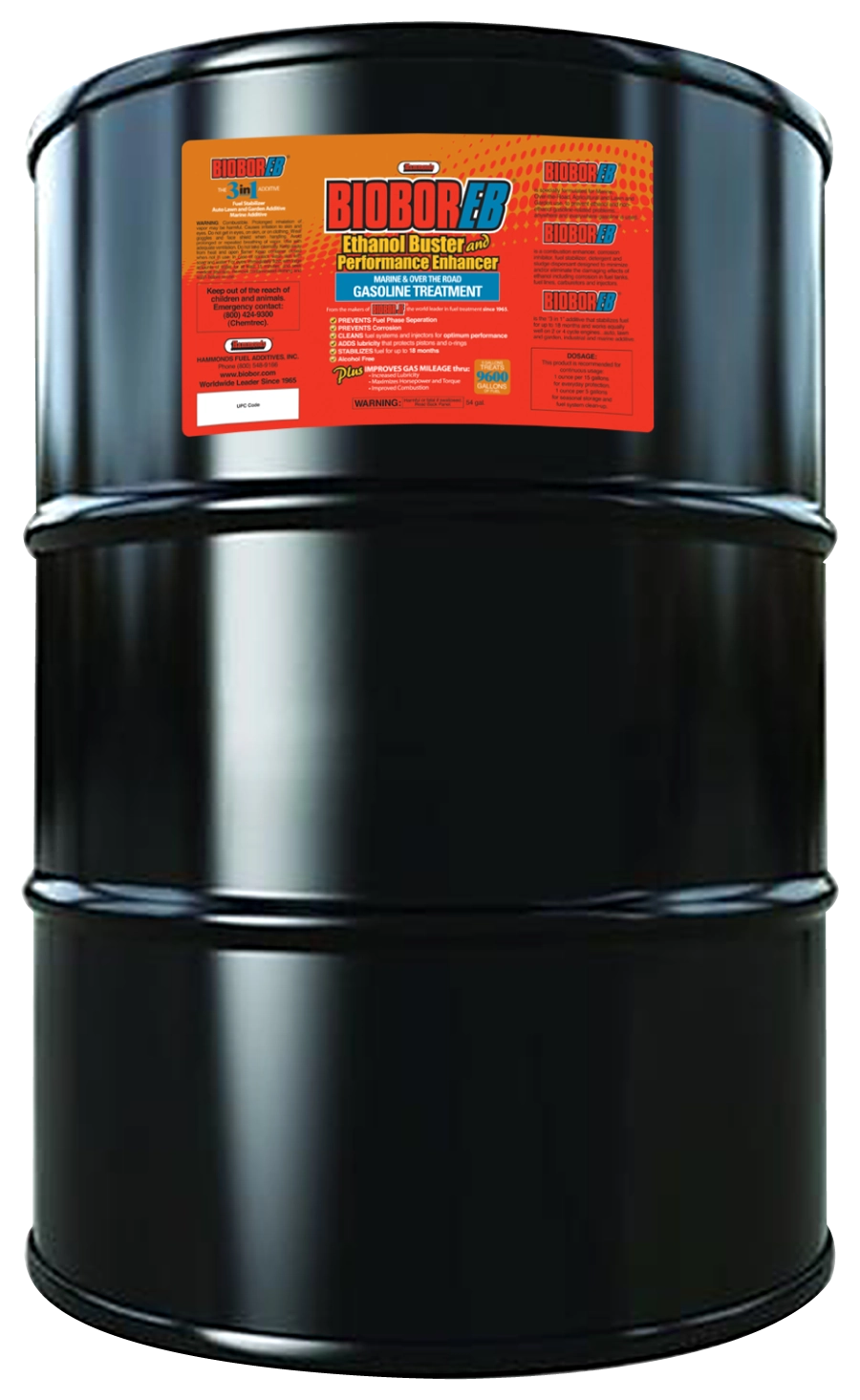 55 Gallons, Treats 108,000 Gallons