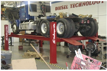 Heavy Duty Four Post Truck Lift