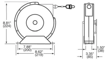 Spring Rewind Grounding Reels