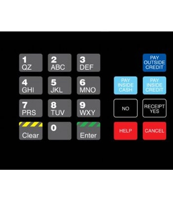 Fits Gilbarco Advantage, Generic CRIND Overlay (works with T19569-10)