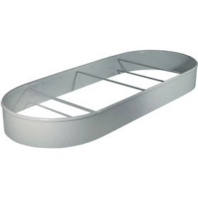 Straight Island Forms with Half Circle Ends