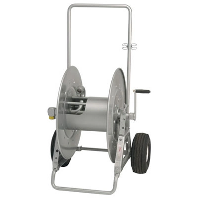 Manual Rewind Garden Hose Washdown Reels and Cart