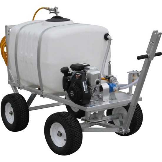 100 Gallon 4 Wheel w/ 7 gpm Roller Pump Image