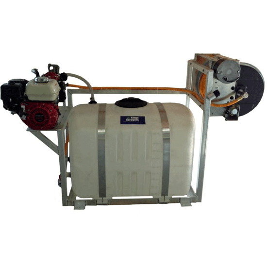 100 Gallon SpaceMaker Skid w/ 10 gpm Diaphragm and Elec Reel w/ 50 ft. of 3/8 in. ID Hose Image